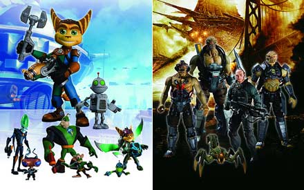 Ratchet & Clank and Resistance Action Figures